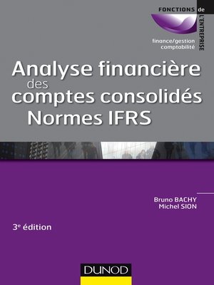 cover image of Analyse financière des comptes consolidés--3e éd.